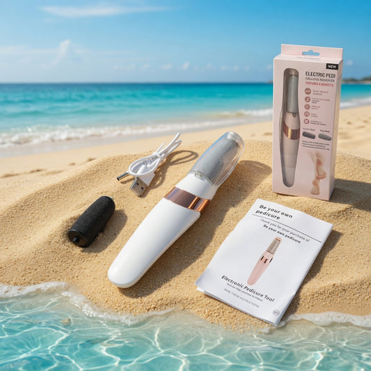 Rechargeable Pedicure Tool for  Smooth Soft Feet | USB Cordless