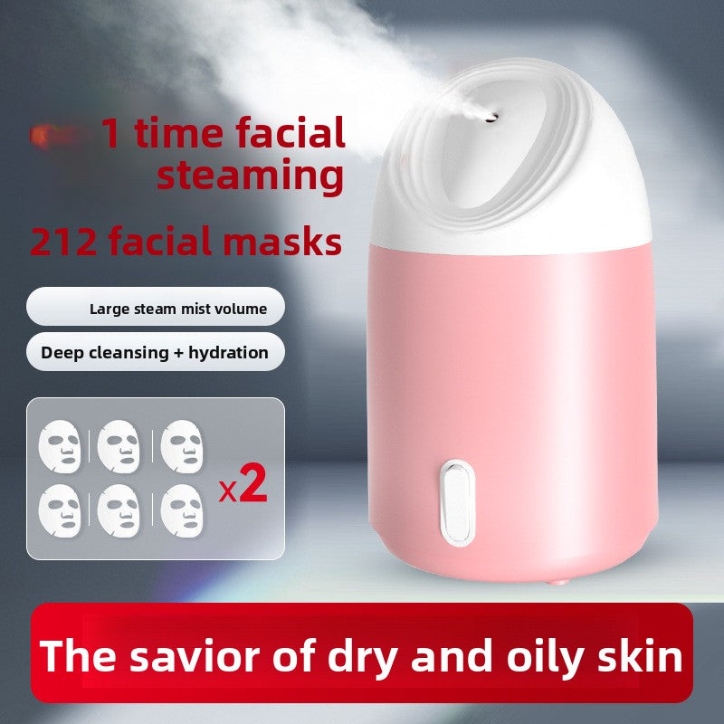 Portable Nano Facial Steamer with  Hot Compress — Deep Hydration &  Pore Opening Mist | Skin Care Tool
